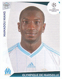 Mamadou Niang Olympique Marseille samolepka UEFA Champions League 2009/10 #190